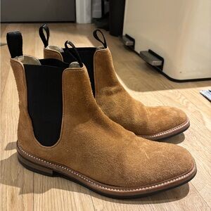 *NEVER BEEN WORN* rag & bone Men's Brown Suede Chelsea Boots